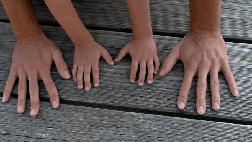 Familie hænder 